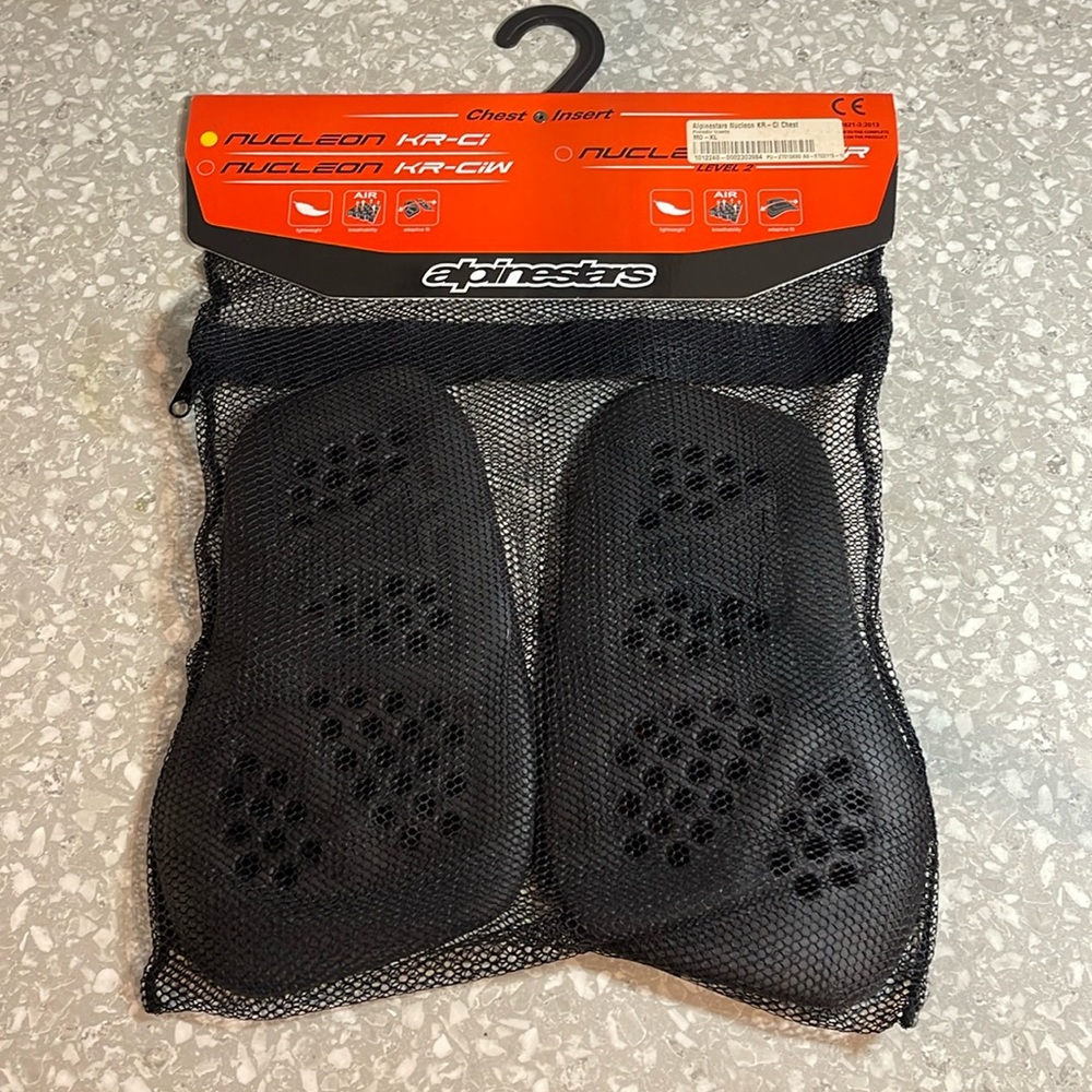 Alpinestars Motorcycle Jacket Chest Plates M-XL